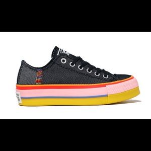 CONVERSE ALL STAR LIFT RAINBOW 7.5 men 9.5 womens